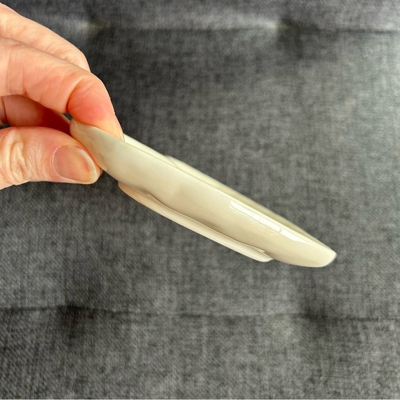 “You & Me” Heart Shaped Trinket Jewelry Dish, White, Black - Picture 4 of 10